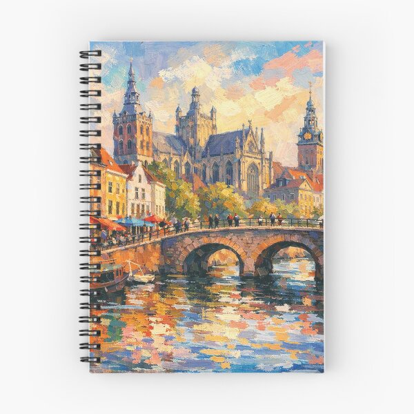 Item preview, A painting of Den Bosch, the Netherlands – A Beautiful place in Europe. designed and sold by GalleryKauffeld.