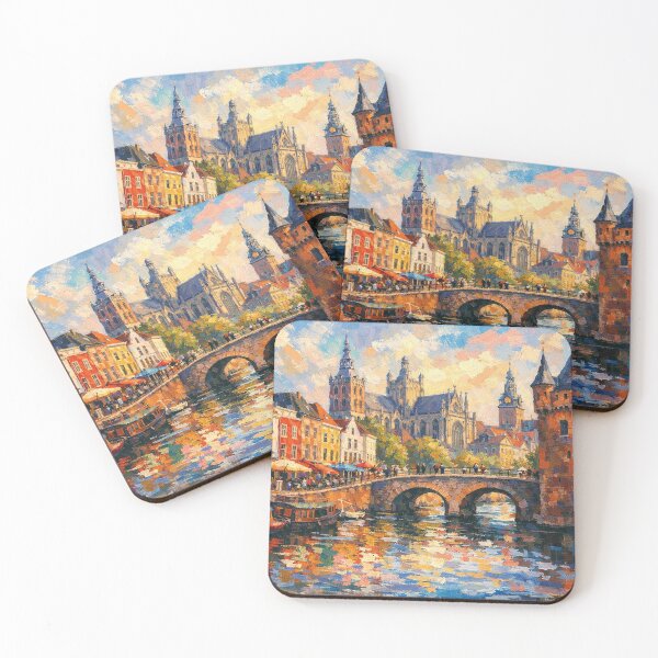 Item preview, A painting of Den Bosch, the Netherlands – A Beautiful place in Europe. designed and sold by GalleryKauffeld.