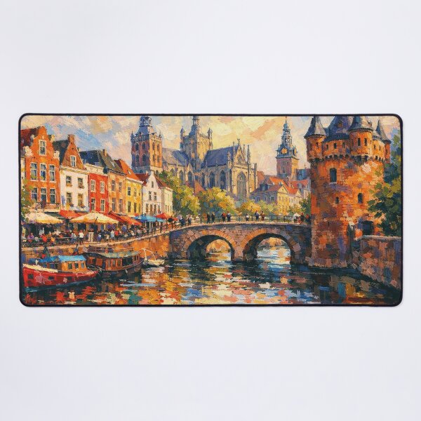 Item preview, A painting of Den Bosch, the Netherlands – A Beautiful place in Europe. designed and sold by GalleryKauffeld.