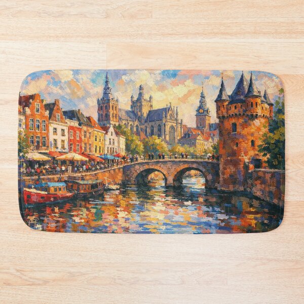 Item preview, A painting of Den Bosch, the Netherlands – A Beautiful place in Europe. designed and sold by GalleryKauffeld.