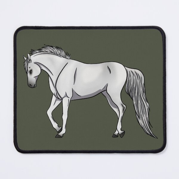 Item preview, White Grey Arabian designed and sold by Old Water Cryptid .