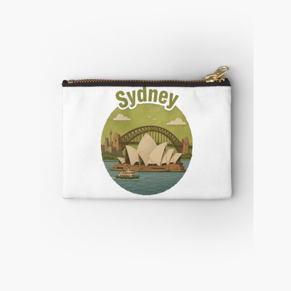 Item preview, Sydney Paper Collage with Opera House and Harbour Bridge designed and sold by RiderSpoon.