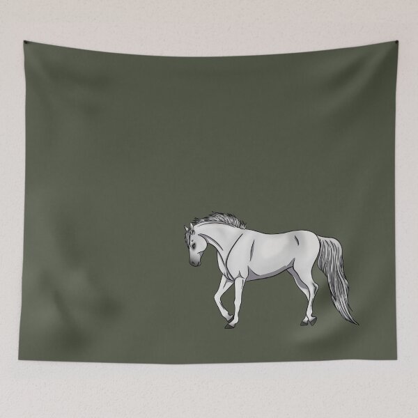 Item preview, White Grey Arabian designed and sold by Old Water Cryptid .