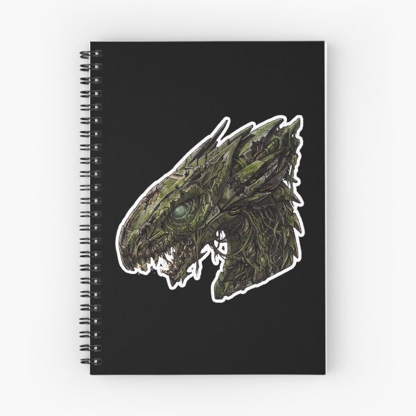 Item preview, Overgrown Ancient Mecha Dragon Mossy Relic Golem Sticker designed and sold by bug4j_DragonLab.