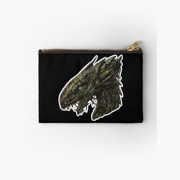 Item preview, Overgrown Ancient Mecha Dragon Mossy Relic Golem Sticker designed and sold by bug4j_DragonLab.