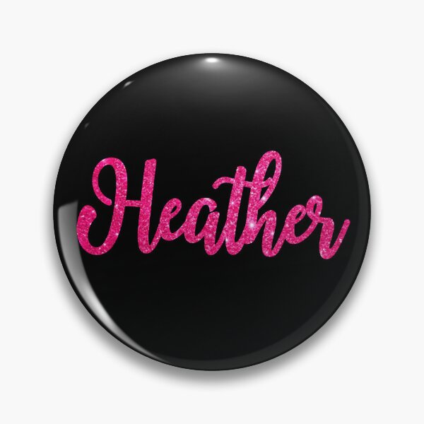 Item preview, Heather Hot Pink Sparkly Personalised Name Design designed and sold by CamilasPrints.