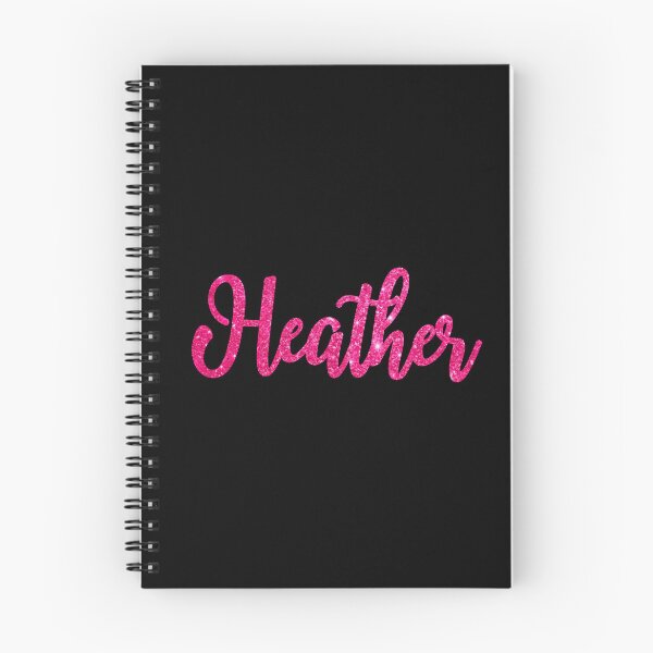 Item preview, Heather Hot Pink Sparkly Personalised Name Design designed and sold by CamilasPrints.