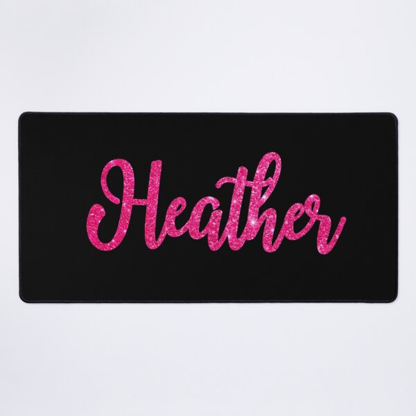 Item preview, Heather Hot Pink Sparkly Personalised Name Design designed and sold by CamilasPrints.