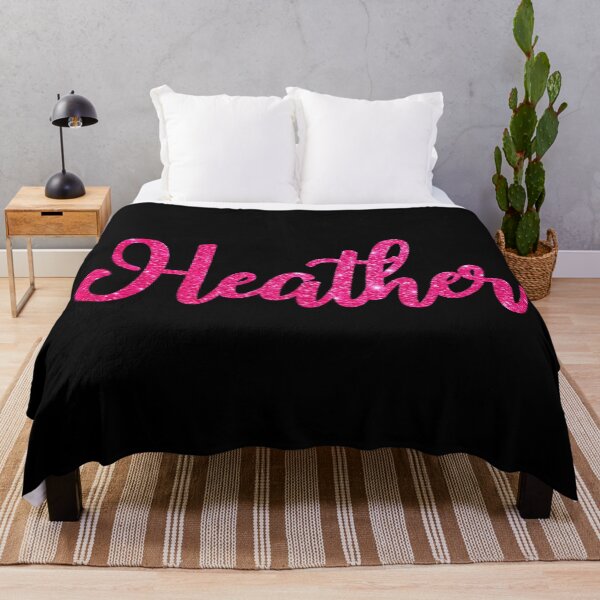 Item preview, Heather Hot Pink Sparkly Personalised Name Design designed and sold by CamilasPrints.