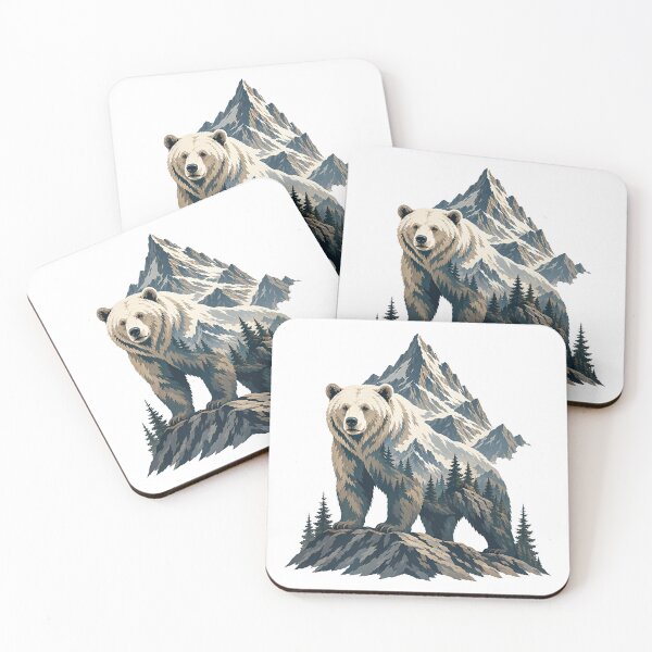 Item preview, Mountain Spirit Bear designed and sold by Wild Creative Art.