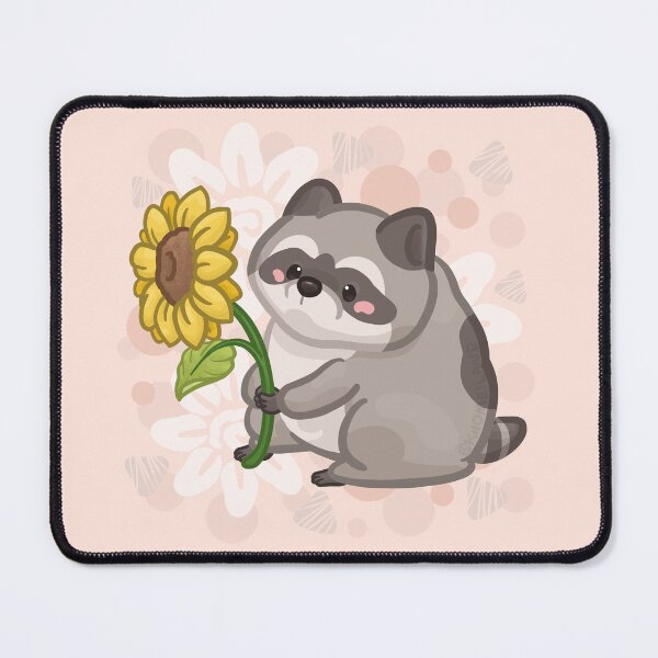 Item preview, Jimothy Raccoon Holding a Sunflower designed and sold by Khotekmei.