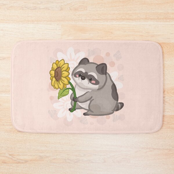 Item preview, Jimothy Raccoon Holding a Sunflower designed and sold by Khotekmei.