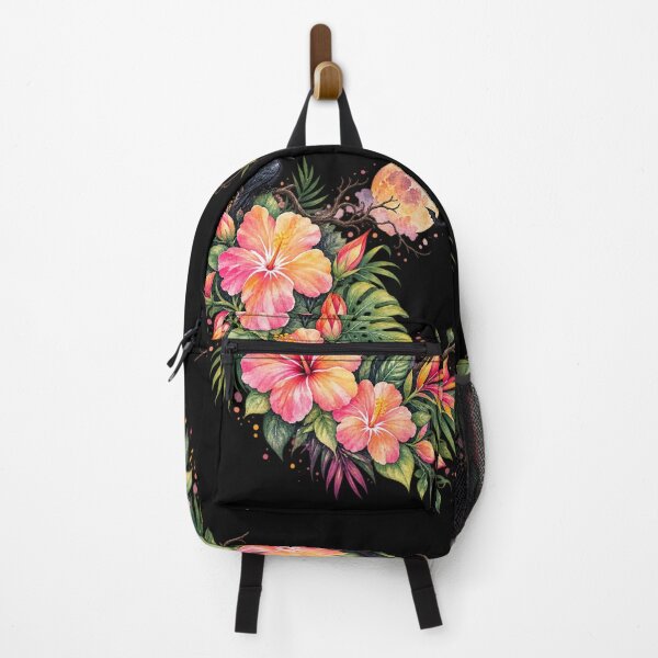 Item preview, Cute Tropical Halloween Hibiscus | Spooky Floral Art designed and sold by IamNolmo.
