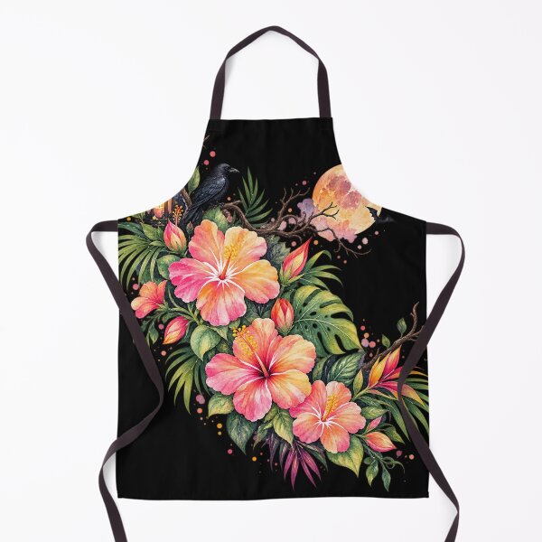 Item preview, Cute Tropical Halloween Hibiscus | Spooky Floral Art designed and sold by IamNolmo.