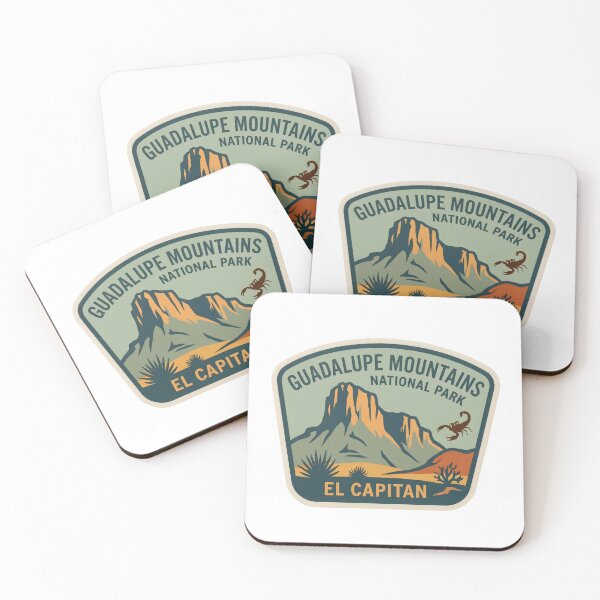 Item preview, Guadalupe Mountains National Park Texas El Capitan Retro Patch designed and sold by LittleArij.