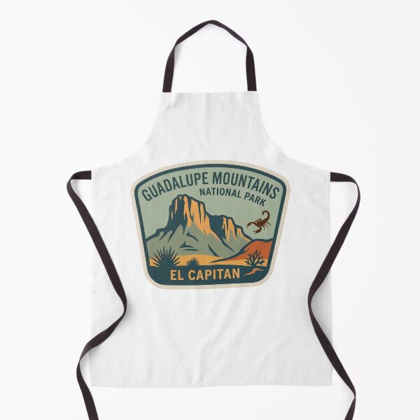 Item preview, Guadalupe Mountains National Park Texas El Capitan Retro Patch designed and sold by LittleArij.