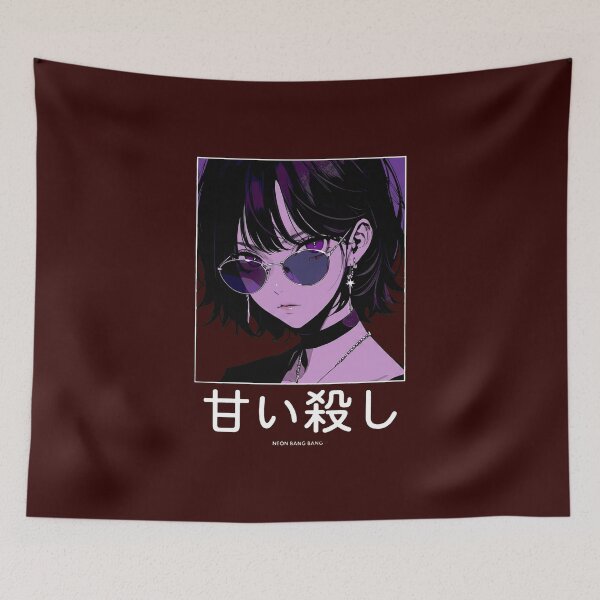 Item preview, Violet Mystery Girl designed and sold by ceridwenmill.