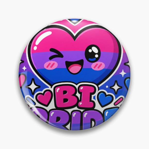 Item preview, Bi Pride Heart designed and sold by Left-Wing-Humor.