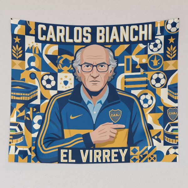 Item preview, Boca Juniors Manager Carlos Bianchi El Virrey 2 designed and sold by ART ATTACK ZONE.