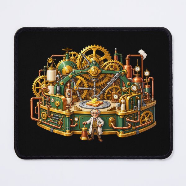 Item preview, Steampunk Alchemist Machine | Mad Scientist Industrial Gear Factory designed and sold by MrDev.