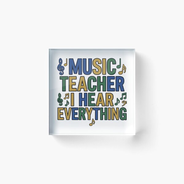 Item preview, Back to school Music Teacher I Hear Everything | Funny Band Choir Teacher designed and sold by Uglyandcute.