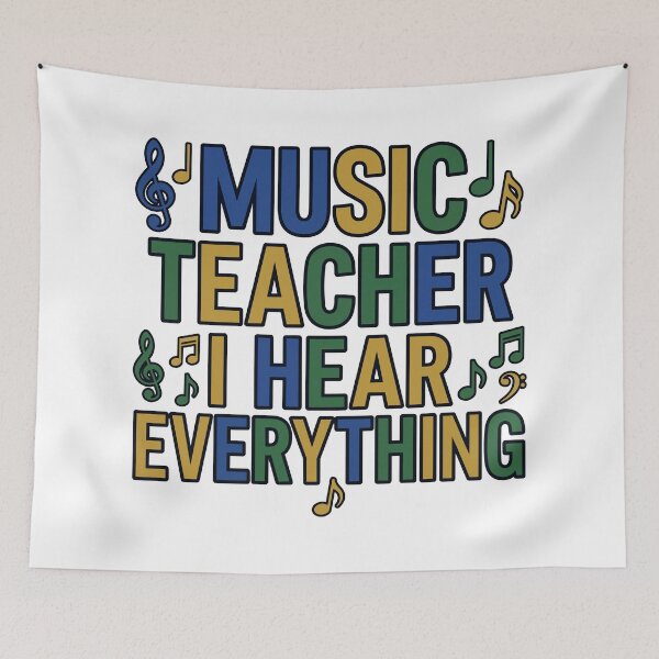 Item preview, Back to school Music Teacher I Hear Everything | Funny Band Choir Teacher designed and sold by Uglyandcute.
