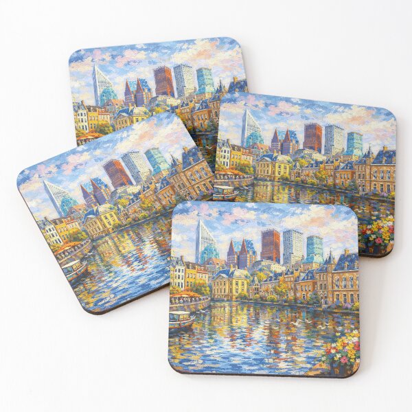 Item preview, A painting of Den Haag, the Netherlands – A Beautiful place in Europe. designed and sold by GalleryKauffeld.