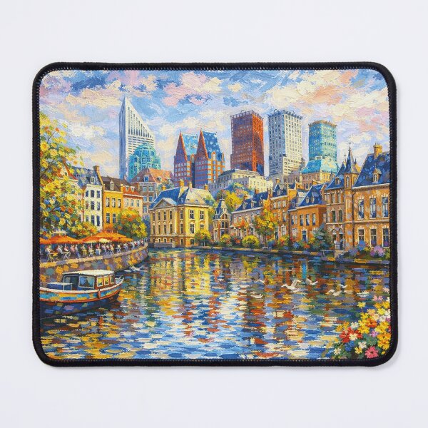 Item preview, A painting of Den Haag, the Netherlands – A Beautiful place in Europe. designed and sold by GalleryKauffeld.