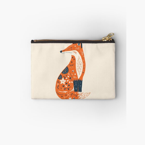 Item preview, Scandinavian Folk Art Orange Fox designed and sold by Sarcastic designs.