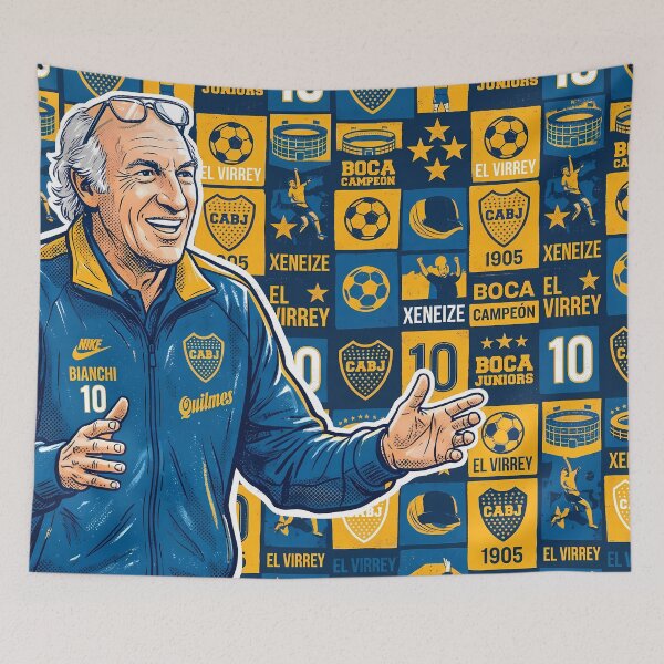 Item preview, Boca Juniors Manager Carlos Bianchi El Virrey 3 designed and sold by ART ATTACK ZONE.