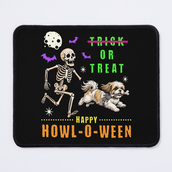Item preview, Running Skeleton Dog Howl-O-Ween Trick or Treat designed and sold by d247.