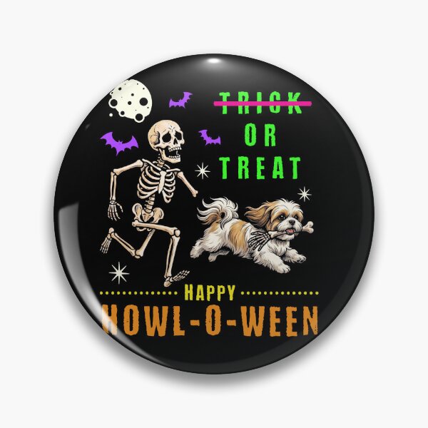 Item preview, Running Skeleton Dog Howl-O-Ween Trick or Treat designed and sold by d247.