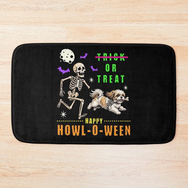 Item preview, Running Skeleton Dog Howl-O-Ween Trick or Treat designed and sold by d247.
