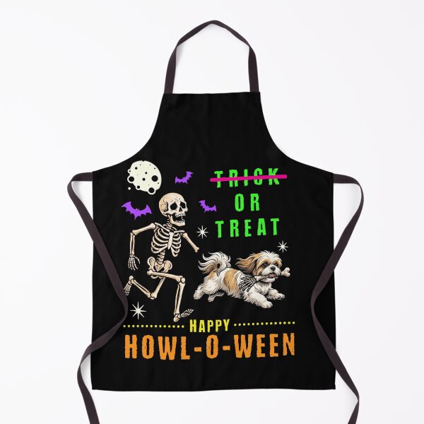 Item preview, Running Skeleton Dog Howl-O-Ween Trick or Treat designed and sold by d247.