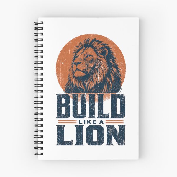 Item preview, Build Like a Lion Vintage Retro Grunge Gym Motivation Graphic designed and sold by Bennie Singh.