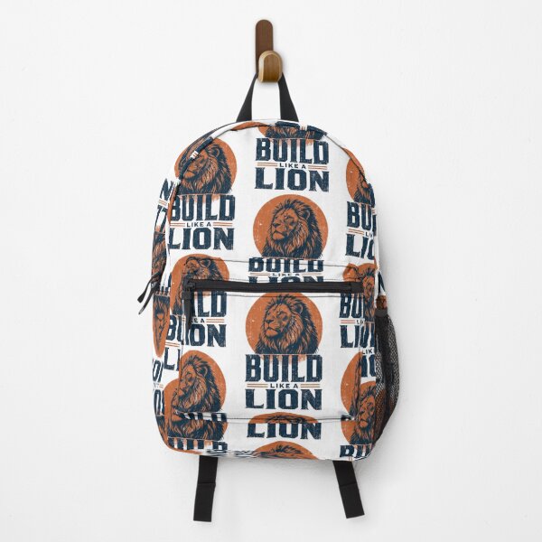 Item preview, Build Like a Lion Vintage Retro Grunge Gym Motivation Graphic designed and sold by Bennie Singh.
