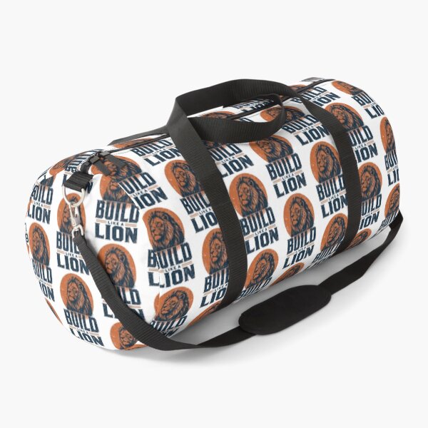 Item preview, Build Like a Lion Vintage Retro Grunge Gym Motivation Graphic designed and sold by Bennie Singh.