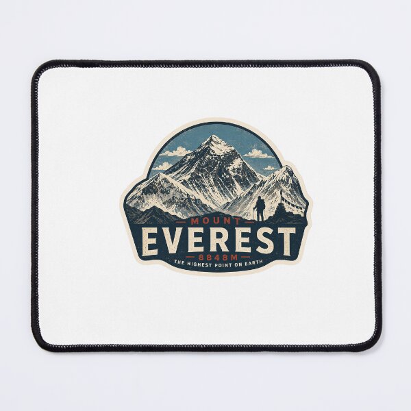 Item preview, Mount Everest / Nepal Himalayas Mountain Retro Graphic designed and sold by FanFueledStickers.