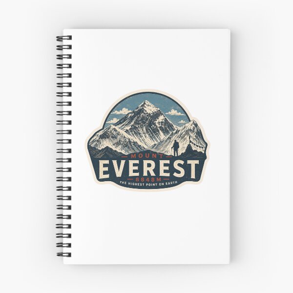 Item preview, Mount Everest / Nepal Himalayas Mountain Retro Graphic designed and sold by FanFueledStickers.