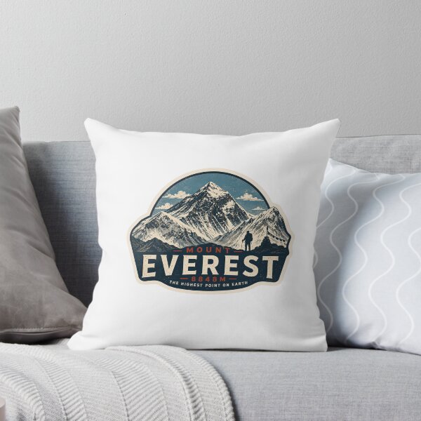 Item preview, Mount Everest / Nepal Himalayas Mountain Retro Graphic designed and sold by FanFueledStickers.