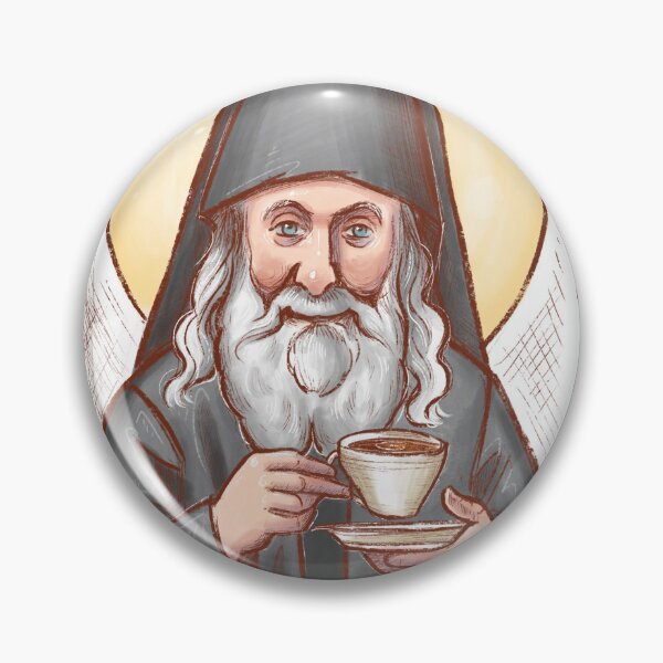 Item preview, Tea with St Sophrony designed and sold by ikonographics.