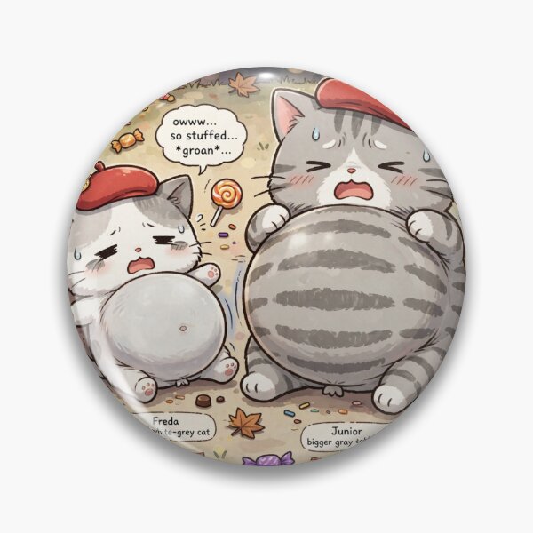 Item preview, Too Much Candy - Freda & Junior Stuffed Halloween Cats designed and sold by MAISON SYLVIE.
