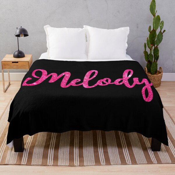 Item preview, Melody Hot Pink Sparkly Personalised Name Design designed and sold by CamilasPrints.