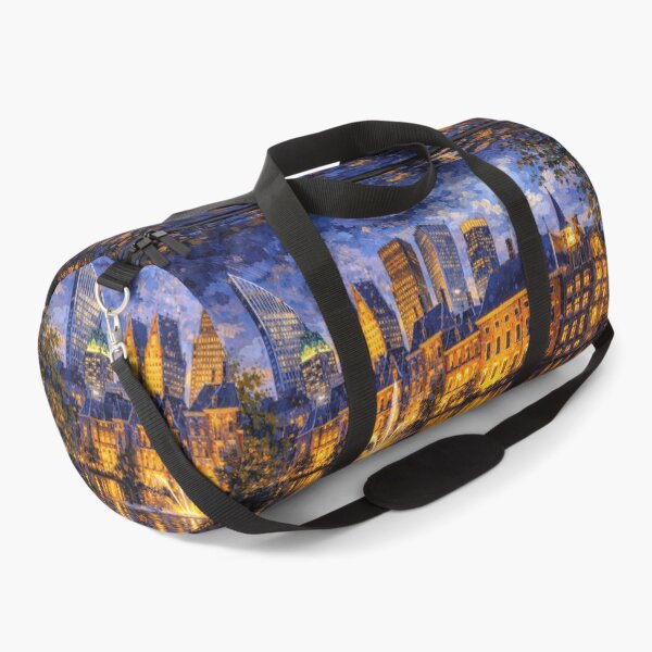Item preview, Den Haag by Night painting, the Netherlands – A Beautiful place in Europe. designed and sold by GalleryKauffeld.