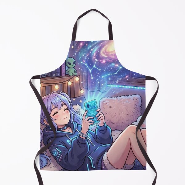 Item preview, Anime Galaxy Tapestry | Cozy Room Decor Poster | Tech Witch Gift for Teens designed and sold by YNAMREG.