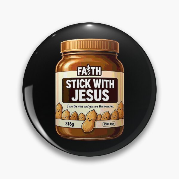 Item preview, John 15:4 Stick With Jesus designed and sold by plushism.