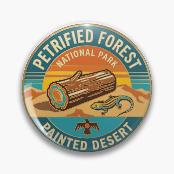 Item preview, Petrified Forest National Park Arizona Painted Desert Badge designed and sold by LittleArij.