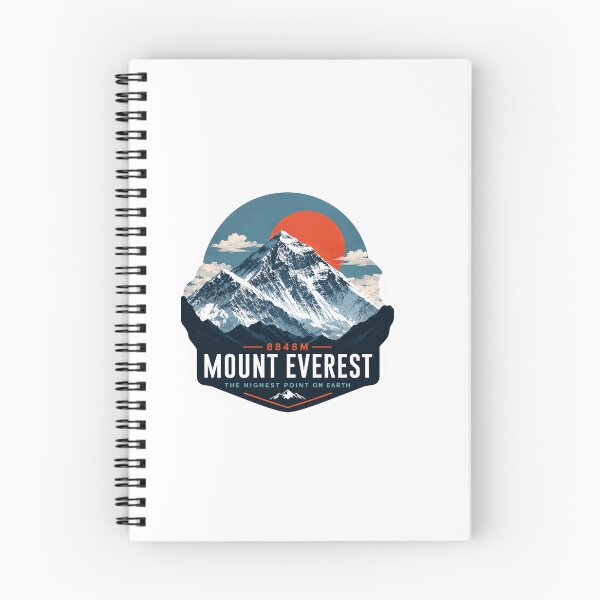 Item preview, Mount Everest / Nepal Himalayas Mountain Retro Graphic designed and sold by FanFueledStickers.