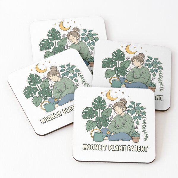 Item preview, Moonlit Plant Parent – Cozy Night Plant Lover Design designed and sold by sousou-83.