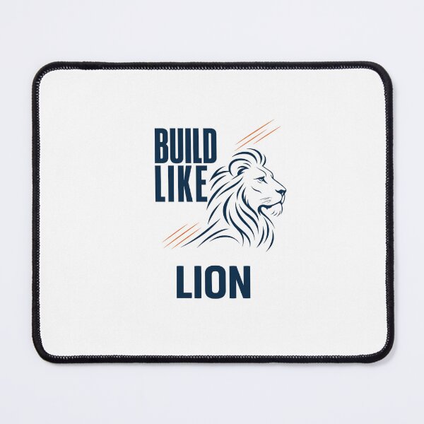 Item preview, Build Like a Lion Minimalist Line-Art Modern Gym Motivation Graphic designed and sold by Bennie Singh.
